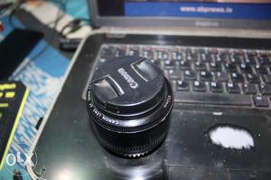 Black Canon Camera Lens 50mm 1.8 prime 2.6 year old