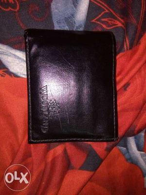 Black Woodland Leather Wallet