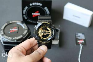 Brand New Round Black Casio G-Shock Digital Watch at