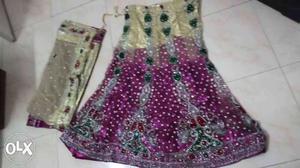 Bridal wedding lehenga..wore it only once..almost