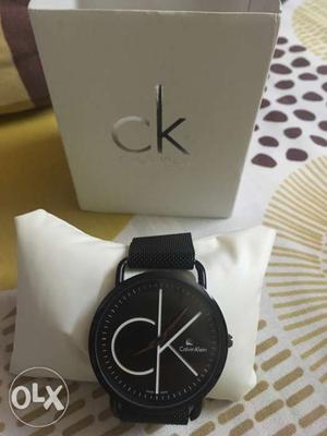 CK watch with magnetic strap. Box available