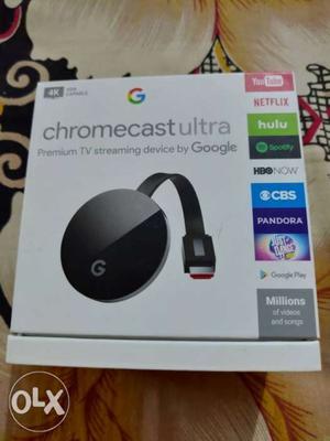 Chromecast Ultra 4k Two months old. Bought from