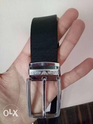 EMPORIO ARMANI genuine leather belt