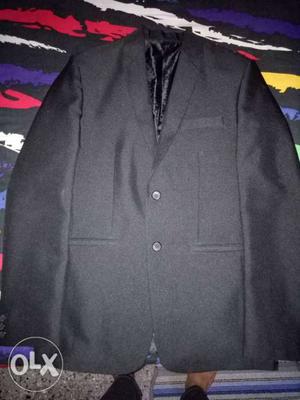 Full black blazzer (M) Size Hardly wear it 2 times only