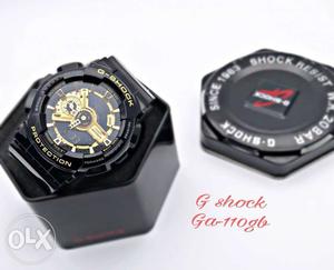 G-shock Watch golden Black