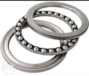 Gray Metal 3-piece Ring Component Set