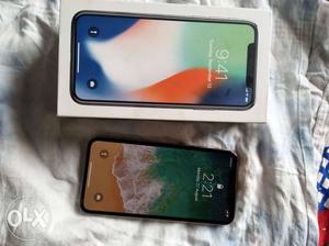IPhone X bill box 3 month use 9 month warranty