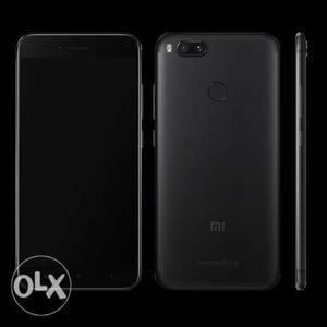 Mi a1 black color fix price 9 month old only