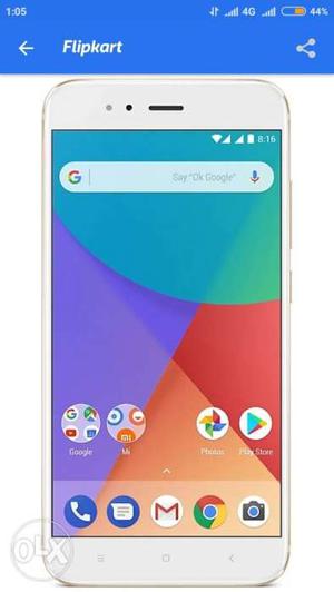 Mi a1 gold 4gb ram & 64 gb inbult memory & 6