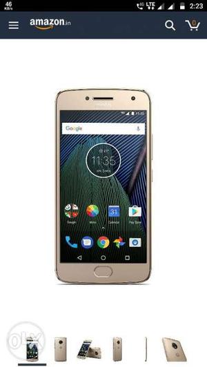 Moto G5+ Ram 4gb Room 32gb showroom condition