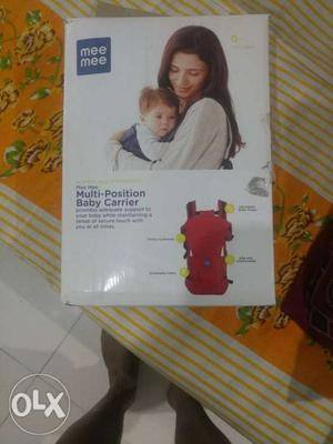 Multi position baby carrier.used only for 1 month.