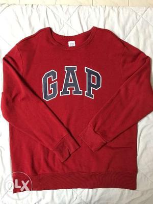 NEW. GAP Sweater/Jumper in Red, Size XL.