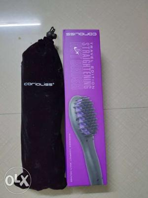 New corioliss Travel hot hair brush straightener