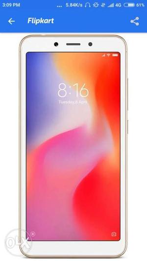New seal pack redmi 6 3GB ram and 32GB rom