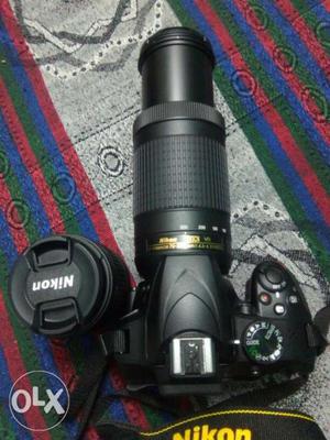 Nikon D Only 2 Months old..brand new with both lens With