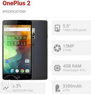 One plus 2 in best condition, All accessories