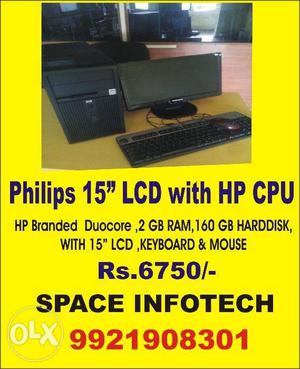 Philips lcd with hp pc