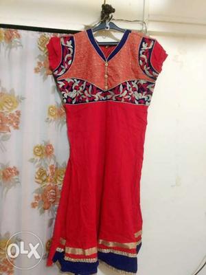 Red And Green Kurtis of 2 combo