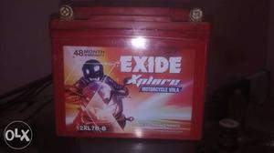 Red Exide EXplore 12XL7B-B Battery