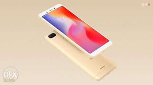 Redmi 6 sealed pack piece 3/32 GB Gold colour