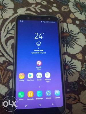 Samsung a6+ brand new mobile 2 months mobile old 64 gb