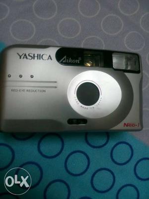 Silver Yashica Compact Camera