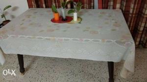 Six seater wooden table in very good condition (price
