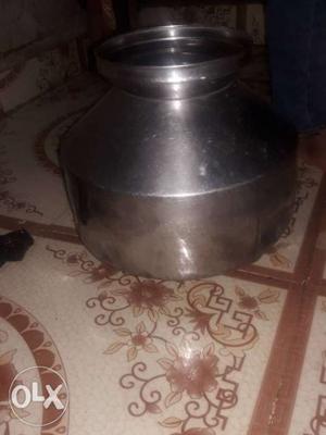 Stainless Steel And Black Container
