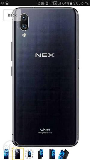 Vivo nex new mobile 8gb ram 128gb rom 13+5 mp