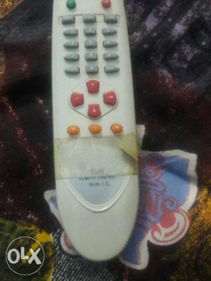 White And Red Remote Control
