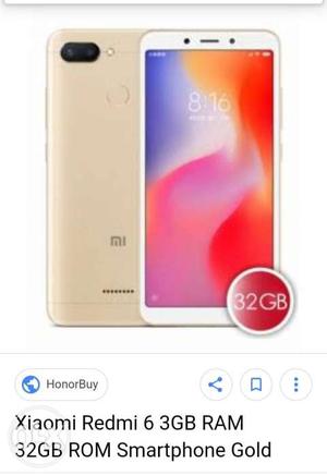 Xiaomi redmi 6 3gb+ 32gb seal pack available