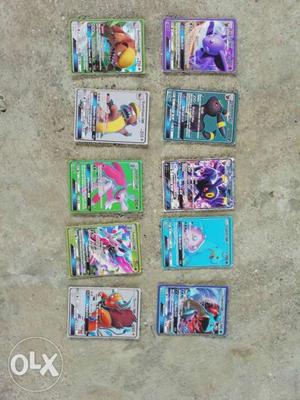 10 Pokemon Gx Cards Only For 200rs
