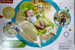 Baby's Green And Blue Bouncer Seat. Un-used new in original