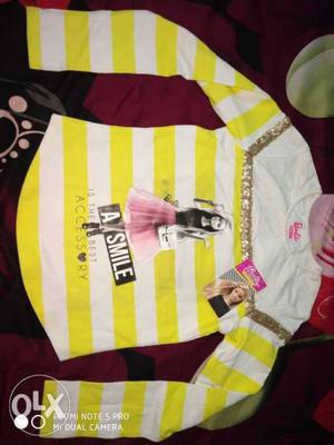 Barbie new Top RS 650.size 11 to 12 years. orignal