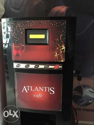 Black And Red Arcade Machine