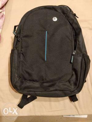 Black Hewlett-Packard Backpack