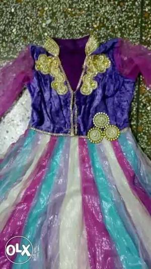 Designer anarkali suit Wore only once