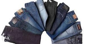Gently used branded jeans(levis, uno, hrx) 300 rs each