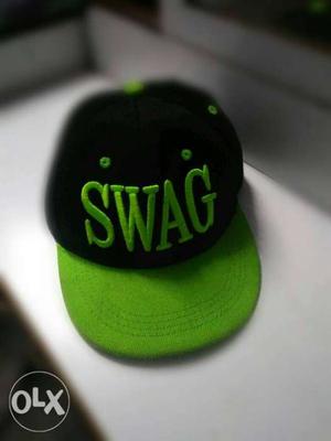 Green And Black New Era Snapback Cap