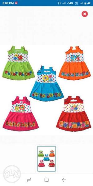 Kids Frock n girls cami from 2 to 7 years