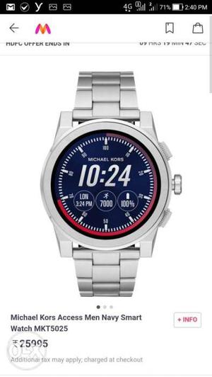 Michael Kors Smart watch, Seal Pack with warranty