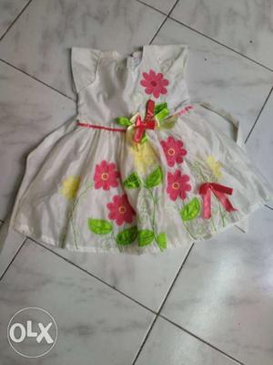 New one year baby girl frock