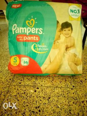 Pampers. 86 pants for 4 to 8 kg..new packet...negotiable