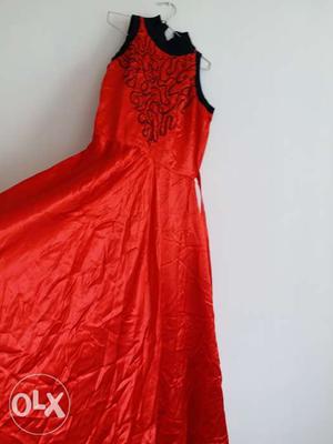 Party Gown with beautiful work in Small, medium