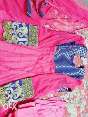 Preety anarkali suite with very less price