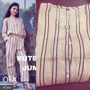 *Pricing for Amazing Jump Suits From Rubta Khan*: