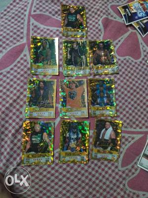 SLAM ATTAX Take Over 9 Gold Cards Price is