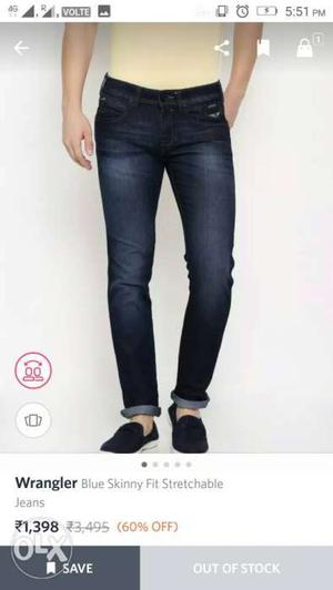 Wrangler new jeans and it unused