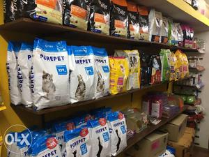 All types foods available at one stop petshop