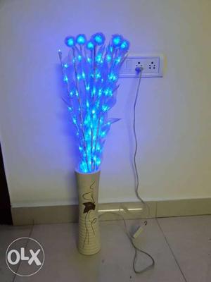 Blue Flower Lamp